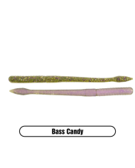 6" Muscle Back Fat Finesse Worm - X Zone Lures Fishing