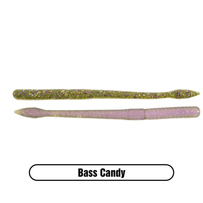 6" Muscle Back Fat Finesse Worm - X Zone Lures Fishing