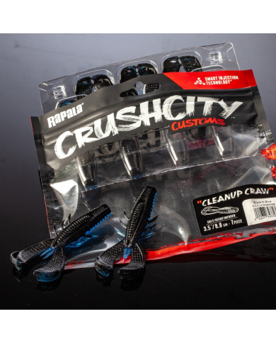 3.5" Cleanup Craw - Rapala Crush City Fishing 3.5" Cleanup Craw - Rapala Crush City Fishing