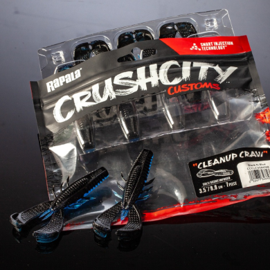 3.5" Cleanup Craw - Rapala Crush City Fishing
