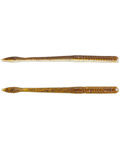 6" Muscle Back Fat Finesse Worm - X Zone Lures Fishing 6" Muscle Back Fat Finesse Worm - X Zone Lures Fishing