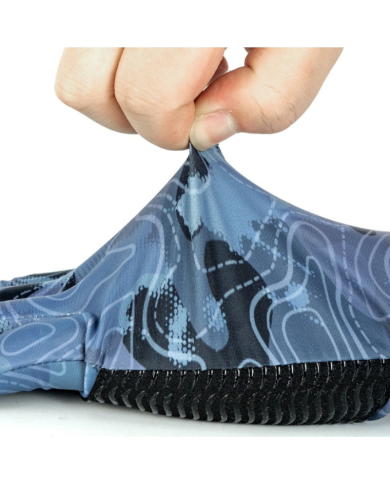 Dark Rorschach Sun Protection Gloves - Blue Water Gear Fishing