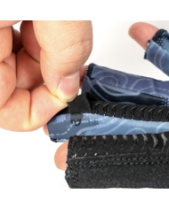 Dark Rorschach Sun Protection Gloves - Blue Water Gear Fishing