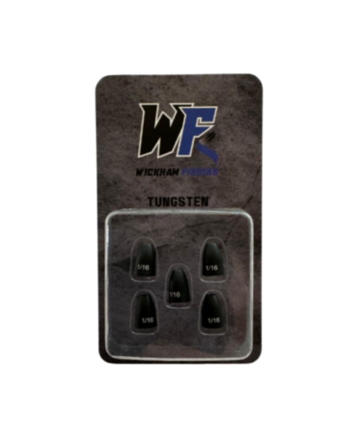 Tungsten Worm Weight (Black) Wickham Fishing