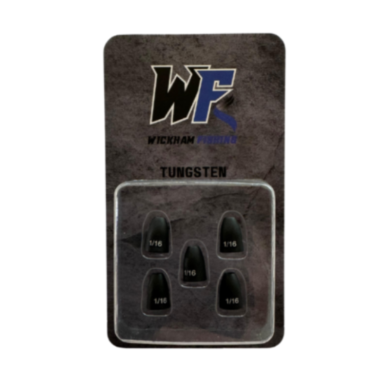 Tungsten Worm Weight (Black) - Wickham Fishing