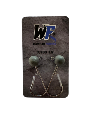 Tungsten Ball Jig Head (Black) - Wickham Fishing