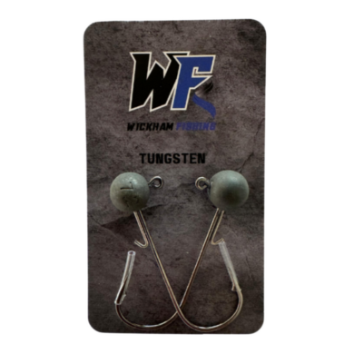 Tungsten Ball Jig Head (Black) - Wickham Fishing