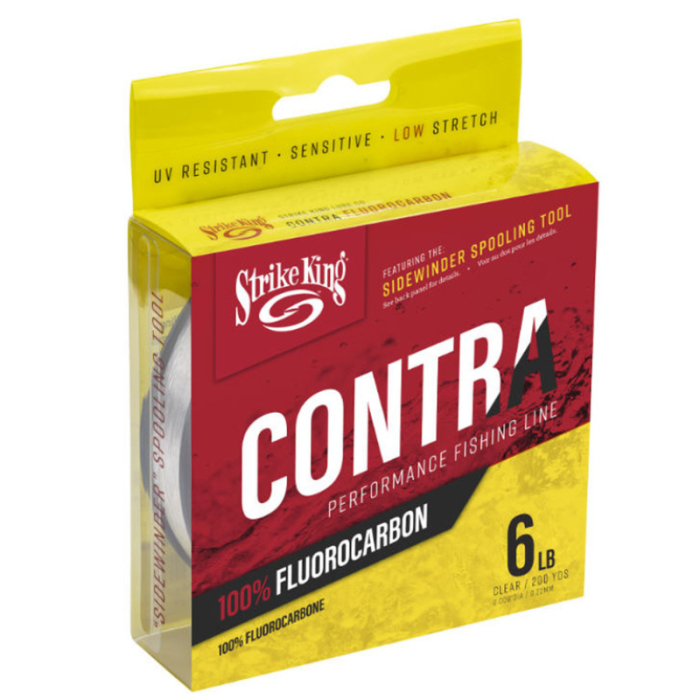Contra 100% Fluorocarbon (Clear) - Strike King Fishing