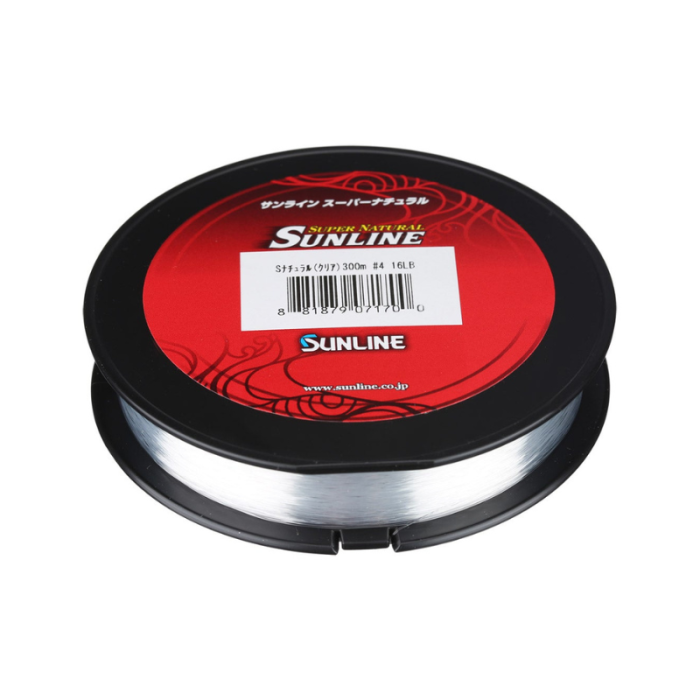 Super Natural Monofilament Line 300m (Natural Clear) - Sunline Fishing