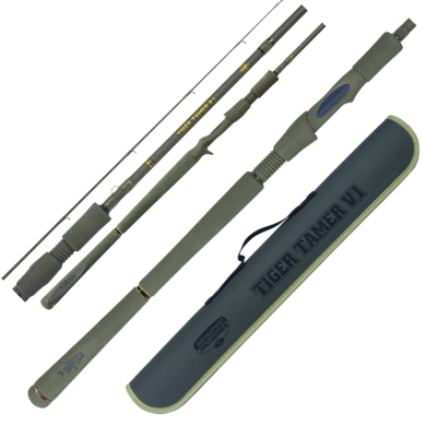 Tiger Tamer V1 Travel - Spinning (3piece) - Sensation Pro Series Tiger Fishing