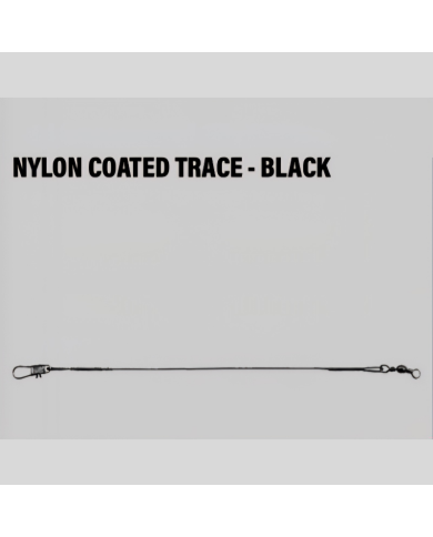 Nylon Coated Trace (Black) - Linx Fishing
