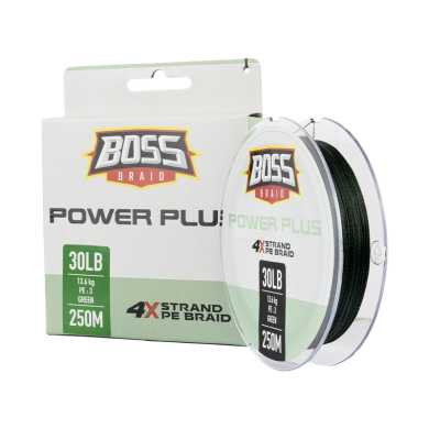 Power Plus Braid 4X (Green) - Boss Braid