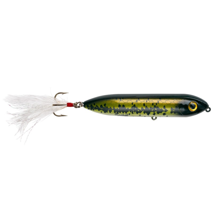 3.5" Super Spook Jr. (Feathered Treble) - Heddon Fishing
