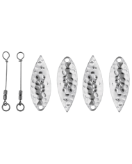 Flashy Swimmer Replacement Kit (Silver Willow) - Owner Fishing