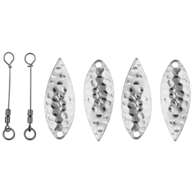 Flashy Swimmer Replacement Kit (Silver Willow) - Owner Fishing