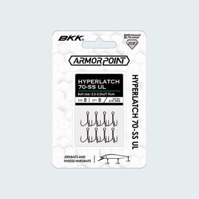 Armor Point Hyperlatch 70-SS UL Treble Hook - BKK Fishing