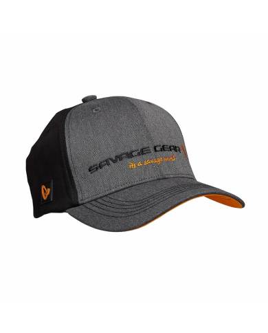 Strike Cap (Grey Melange/Black) - Savage Gear Fishing