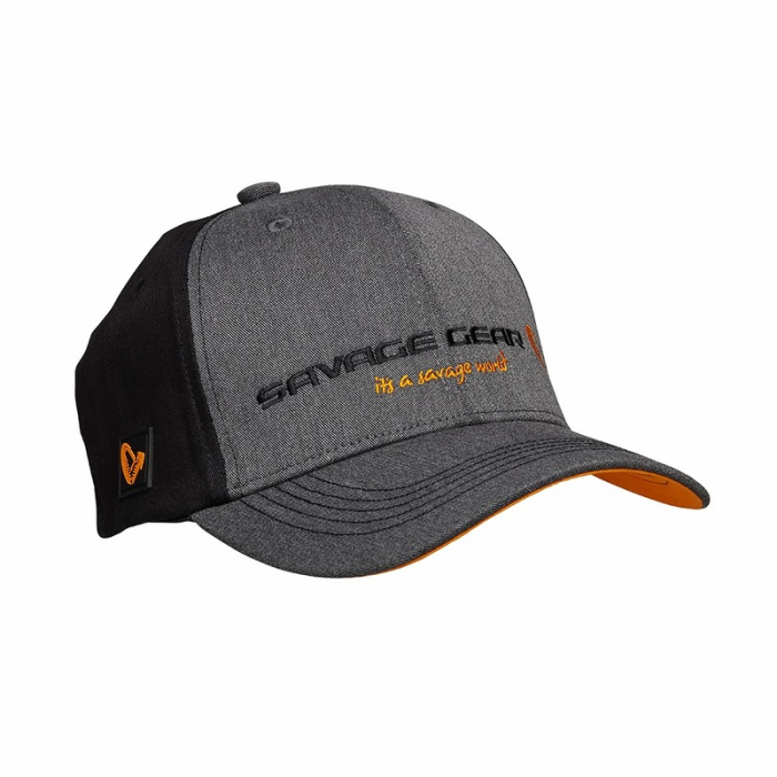 Strike Cap (Grey Melange/Black) - Savage Gear Fishing