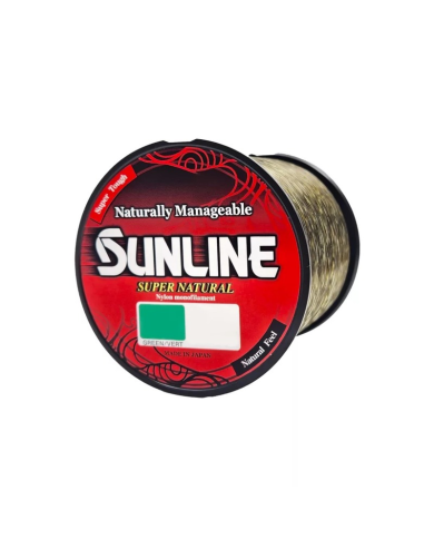 Super Natural Monofilament Line 600m (Natural Green) - Sunline Fishing
