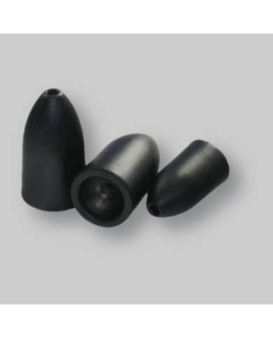 Tungsten Worm Weight (Black) - Bass Hunter Fishing