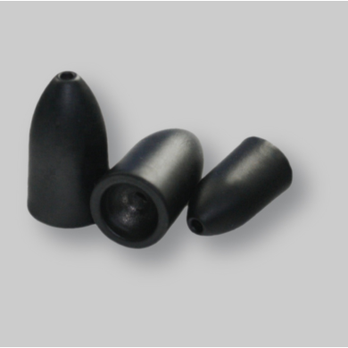 Tungsten Worm Weight (Black) - Bass Hunter Fishing