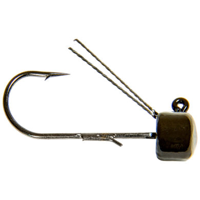 Pro Shroomz Weedless Ned Rig Jig Head (Green Pumpkin) - Zman Fishing
