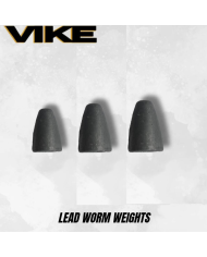Lead Worm Weights (Natural) - Vike Fishing