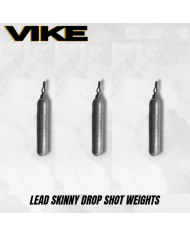 Lead Skinny Drop Shot Weight (Natural) - Vike Fishing