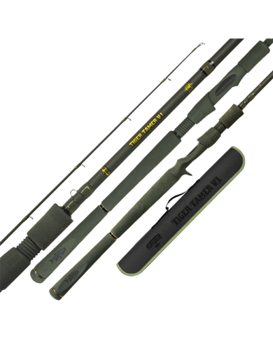 Tiger Tamer V1 Travel - Spinning (2piece) - Sensation Pro Series Tiger Fishing