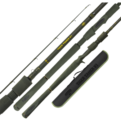 Tiger Tamer V1 Travel - Spinning (2piece) - Sensation Pro Series Tiger Fishing