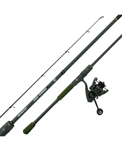 Dark Shadow II (Olive Green) - Spinning Combo (2piece) - Sensation Fishing