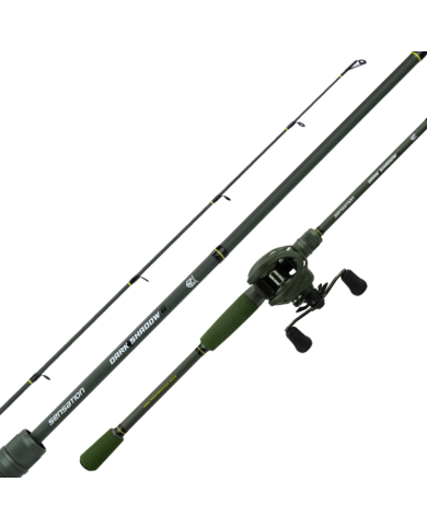Dark Shadow II (Olive Green) - Casting Combo (2piece) - Sensation Fishing