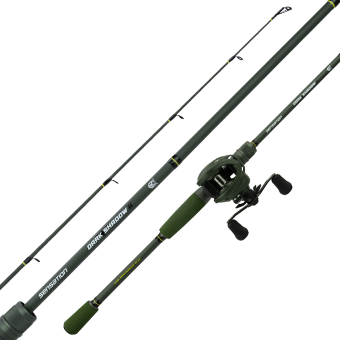 Dark Shadow II (Olive Green) - Casting Combo (2piece) - Sensation Fishing
