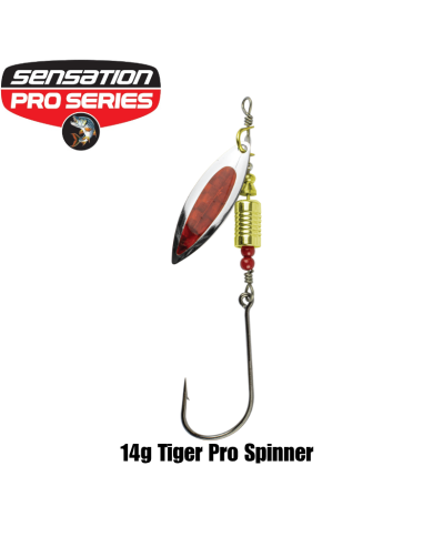 14g Tiger Pro Spinner - Sensation Pro Series Tiger Fishing