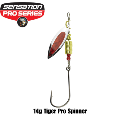 14g Tiger Pro Spinner - Sensation Pro Series Tiger Fishing