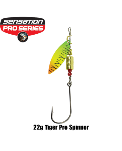 22g Tiger Pro Spinner - Sensation Pro Series Tiger Fishing