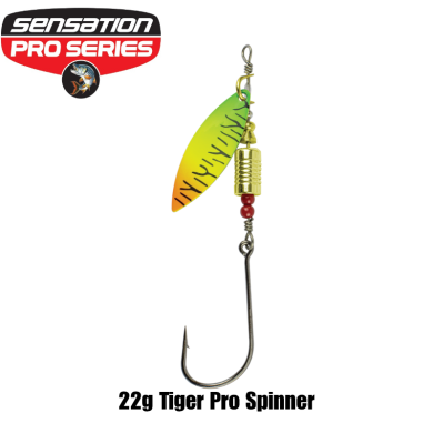 22g Tiger Pro Spinner - Sensation Pro Series Tiger Fishing