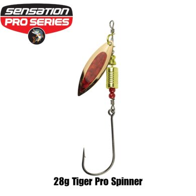 28g Tiger Pro Spinner - Sensation Pro Series Tiger Fishing