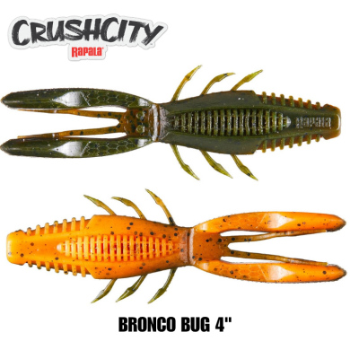 4" Bronco Bug - Rapala Crush City Fishing